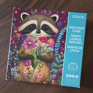 Ceaco Raccoon Cutie 500-Piece Puzzle - Multicolor